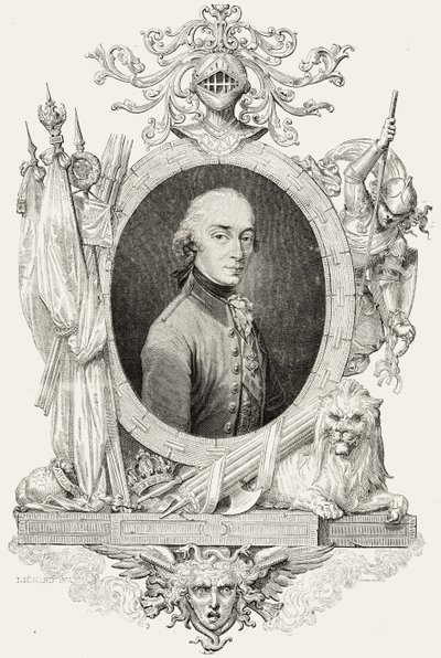 Porträt von Charles Edward Stuart (1720-88) der Junge Prätendent, graviert von Stephane Pannemaker (1847-1930) von Jean Baptiste Lienard